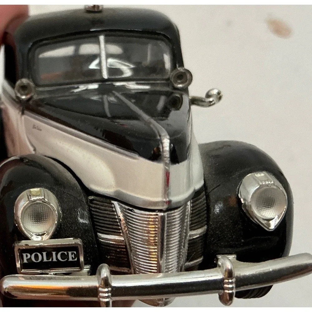 1940 Ford Deluxe Business Coupe Fairview Police Dept Diecast Car Black